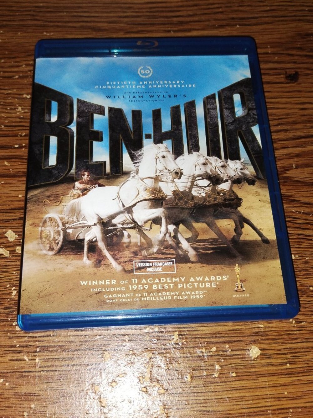 Ben-Hur 50th Anniversary (Blu-rays, 2011 from 1959, Canadian) Charlton Heston